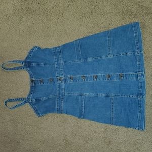 Aeropostale denim overall dress size medium